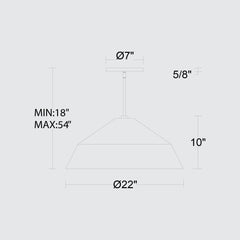 Nin 22" Pendant