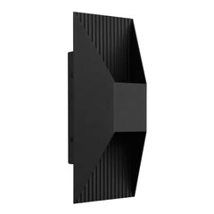 Ribbed 12" Outdoor Wall Sconce