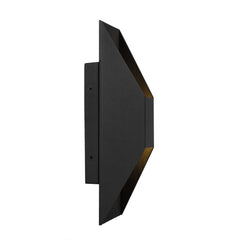Ribbed 12" Outdoor Wall Sconce