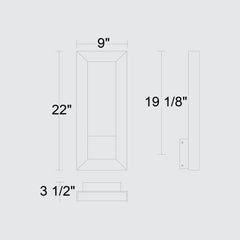 Paletto 22" Outdoor Wall Sconce