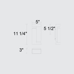 Dance 11-1/4" Outdoor Wall Sconce