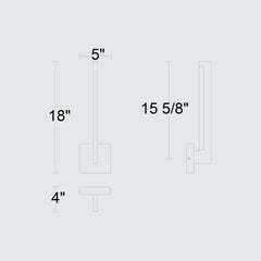 Lana 18" Outdoor Wall Sconce