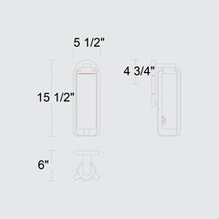 Clover 15-1/2" Outdoor Wall Sconce