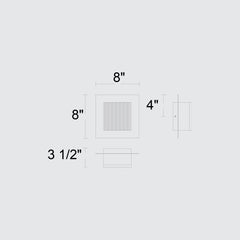 Miami 8" Outdoor Wall Sconce