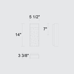 Terrazzo 14" Outdoor Wall Sconce