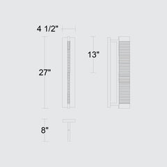 Solice 27" Outdoor Wall Sconce