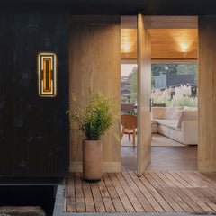 Panels 20-3/8" Outdoor Wall Sconce