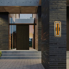 Panels 20-3/8" Outdoor Wall Sconce
