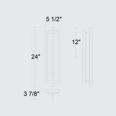 Dakota 24" Outdoor Wall Sconce