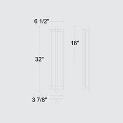 Dakota 32" Outdoor Wall Sconce
