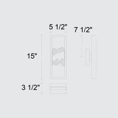 Sunrize 15" Outdoor Wall Sconce
