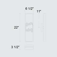 Sunrize 22" Outdoor Wall Sconce