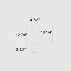 Mille 12-7/8" Outdoor Wall Sconce
