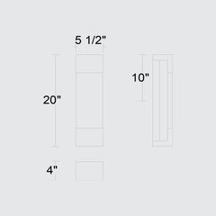 Mystic 20" Outdoor Wall Sconce