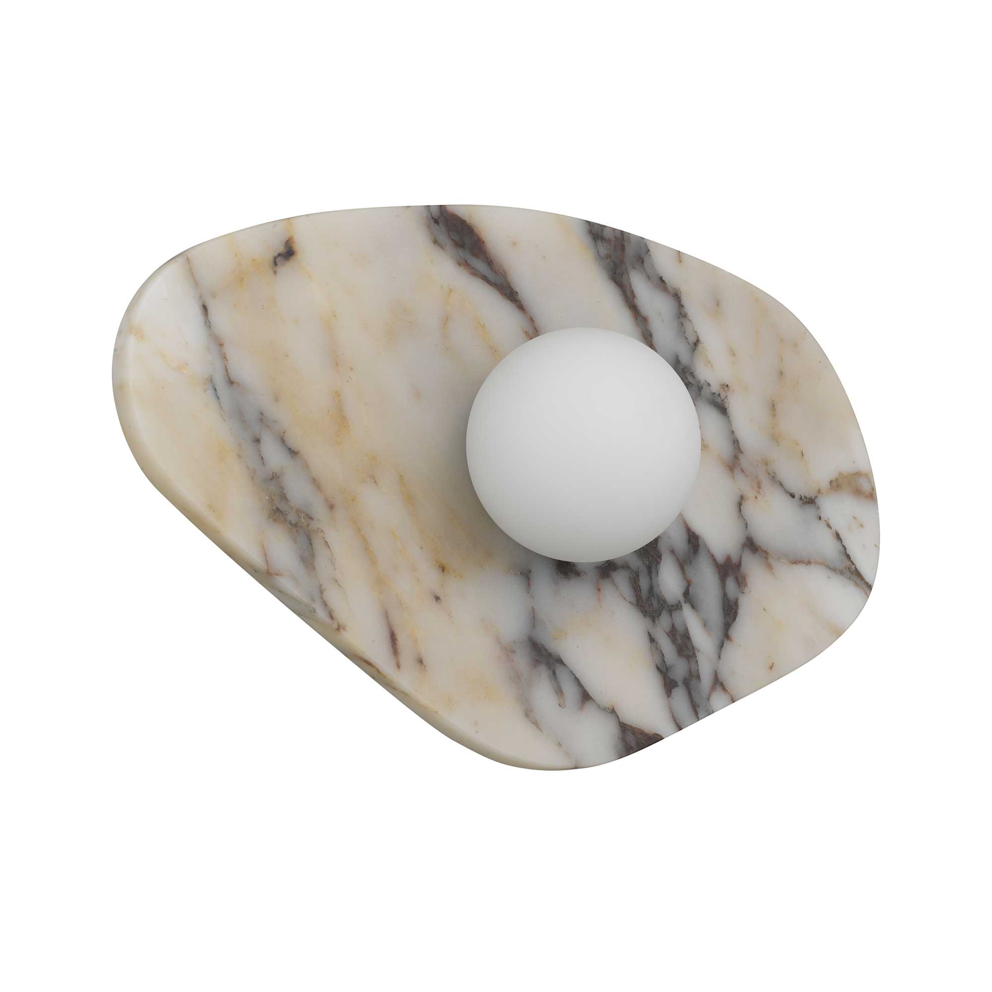 Sand Black - White Marble
