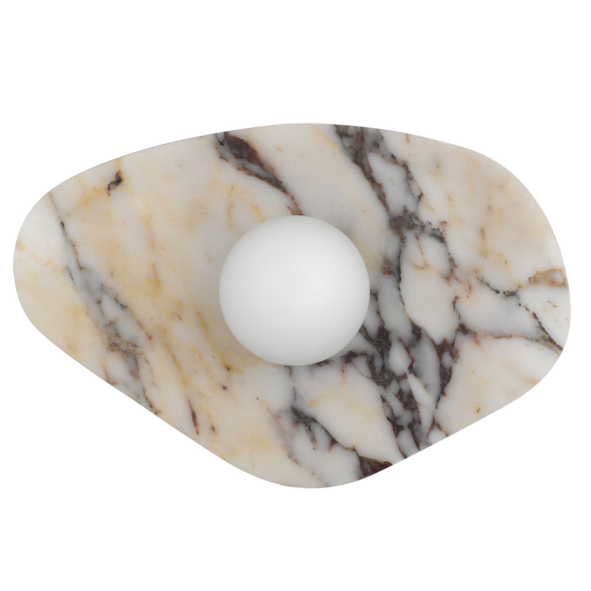 Sand Black - White Marble
