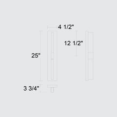 Arles 25" Outdoor Wall Sconce