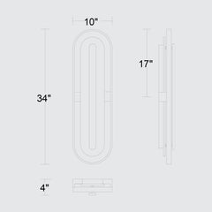 Roundabout 34" Wall Sconce