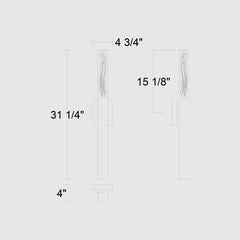 Folio 31-1/4" Outdoor Wall Sconce