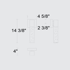 Folio 14-3/8" Outdoor Wall Sconce