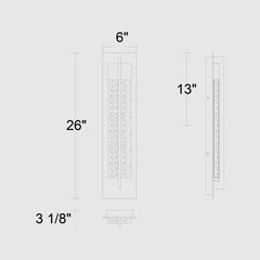 Rivera 26" Outdoor Wall Sconce