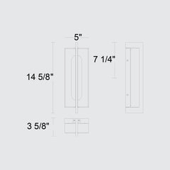 Avani 14-5/8" Outdoor Wall Sconce