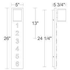 Bishop 26" Wall Sconce