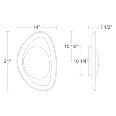 Blend 21" Wall Sconce