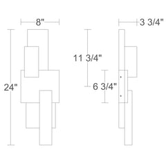 Lap 24" Wall Sconce