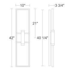 Mars 42" Wall Sconce