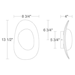 Organic 13-1/2" Wall Sconce