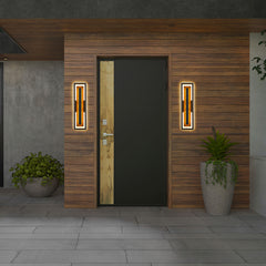 Panels 26-1/4" Outdoor Wall Sconce