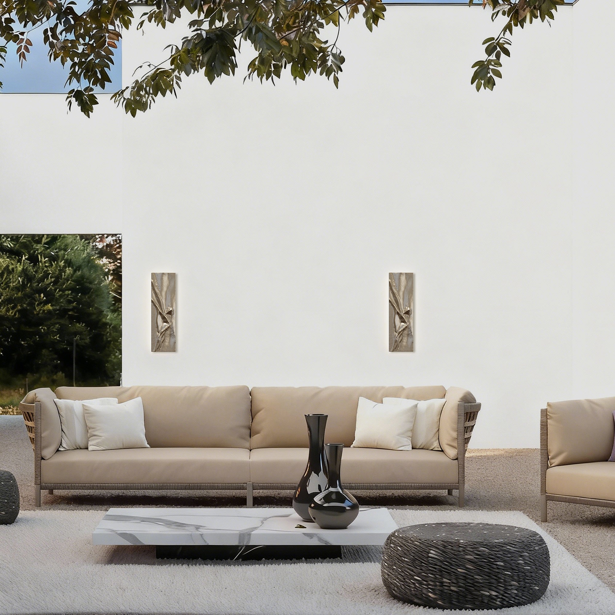 Painted Washed Brass